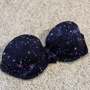 PINK Galaxy Print strapless Bra